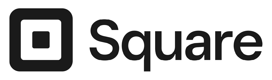 Square logo in black