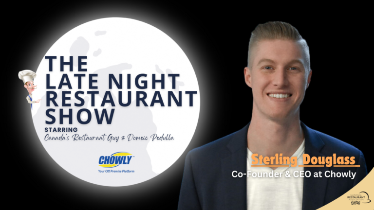 Late Night Restaurant Show with Sterling Douglass at Chowly