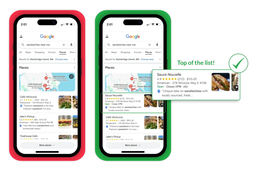Sauce Nouvelle Website Google Search Results SEO