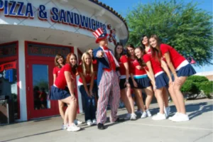 Uncle Sam's pizza and sandwiches