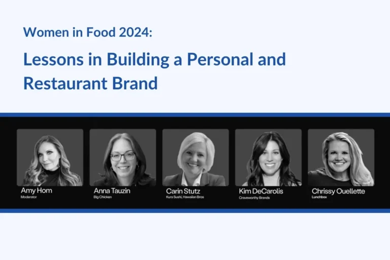 Lessons in building a personal and restaurant brand